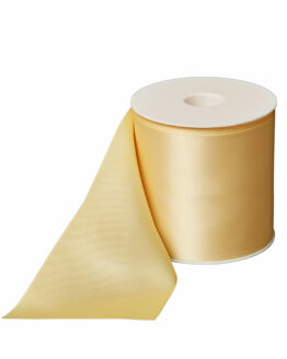 Premium-Satinband extra breit, mais, 100 mm breit - geschenkband, dauersortiment, satinband, satinband-dauersortiment, premium-qualitaet