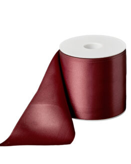 Premium-Satinband extra breit, kardinalrot, 100 mm breit - satinband, satinband-dauersortiment, premium-qualitaet, geschenkband, dauersortiment