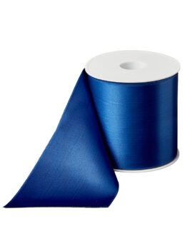 Premium-Satinband extra breit, enzianblau, 100 mm breit - dauersortiment, satinband, satinband-dauersortiment, premium-qualitaet, geschenkband