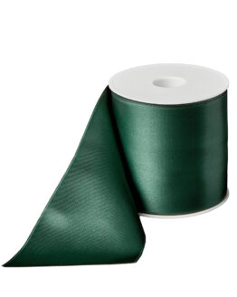 Premium-Satinband extra breit, flaschengrün, 100 mm breit - geschenkband, dauersortiment, satinband, satinband-dauersortiment, premium-qualitaet