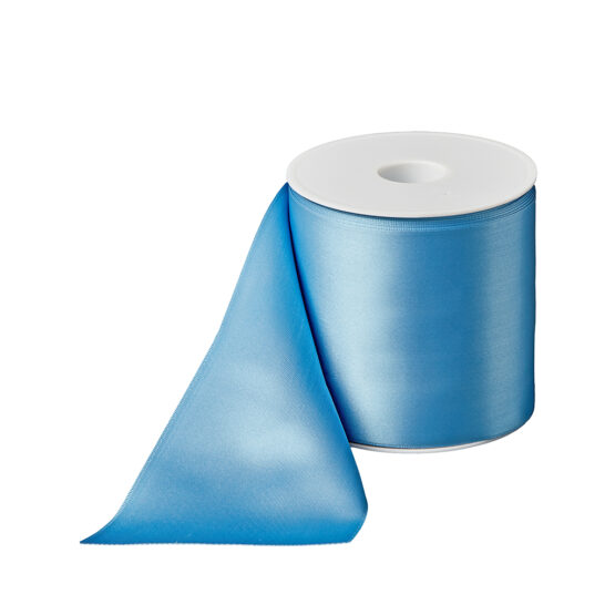 Premium-Satinband extra breit, kobaltblau, 100 mm breit - geschenkband, dauersortiment, satinband, satinband-dauersortiment, premium-qualitaet