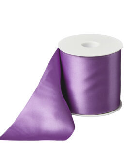 Premium-Satinband extra breit, lila, 100 mm breit - dauersortiment, satinband-dauersortiment, satinband, premium-qualitaet, geschenkband