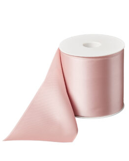 Premium-Satinband extra breit, hellrosa, 100 mm breit - geschenkband, dauersortiment, satinband, satinband-dauersortiment, premium-qualitaet