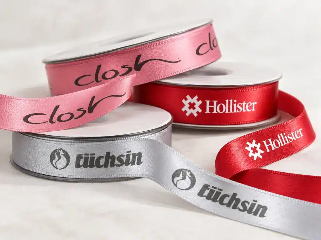 Geschenkband mit Logo leicht bestellen - personaliserte-bander, fuer-unternehmen
