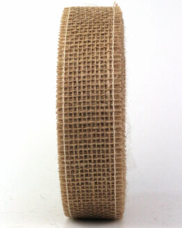 Juteband, natur, 40 mm breit, 25 m Rolle - dauersortiment, eco-baender, geschenkband, andere-baender, juteband
