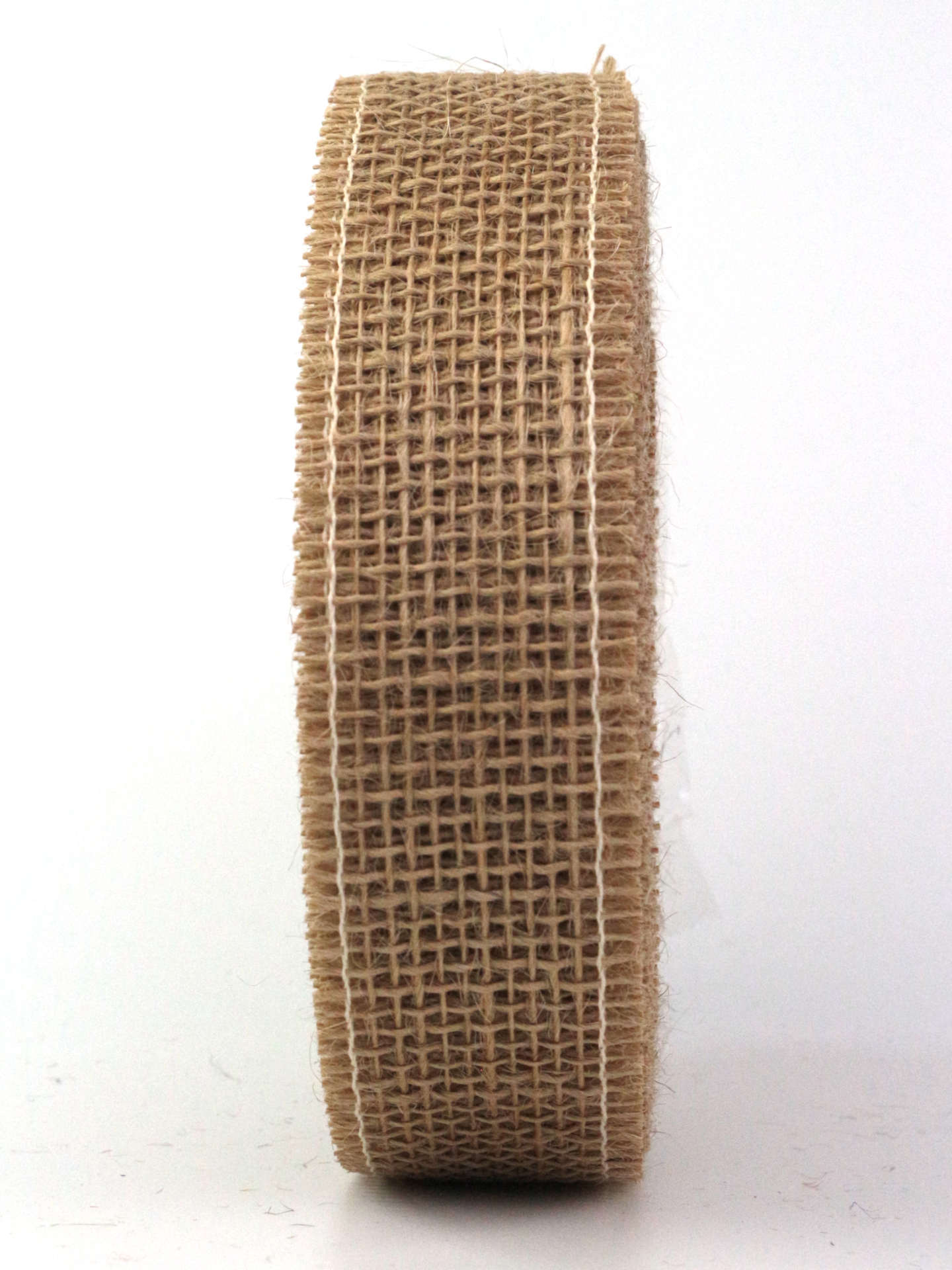 Juteband, natur, 40 mm breit, 25 m Rolle - eco-baender, geschenkband, andere-baender, juteband, dauersortiment