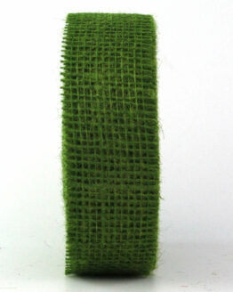 Juteband, freshgreen, 40 mm breit, 25 m Rolle - eco-baender, geschenkband, juteband, andere-baender, dauersortiment