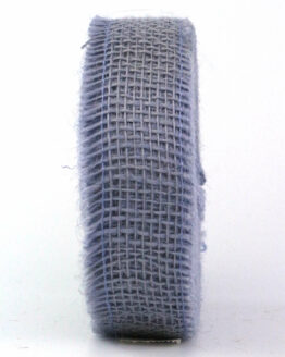 Juteband, hellblau, 40 mm breit, 25 m Rolle - juteband, andere-baender, dauersortiment, eco-baender, geschenkband