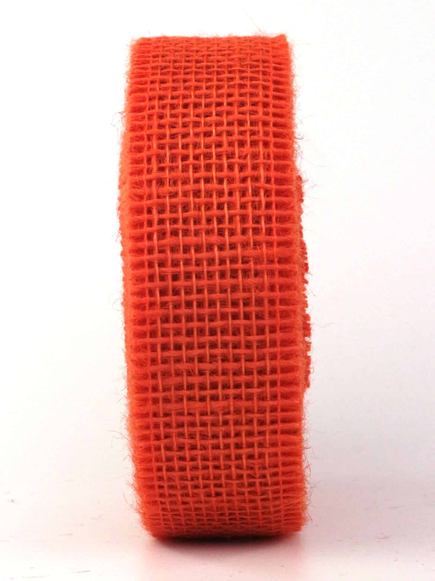 120040-136 Juteband, orange, 40 mm breit, 25 m Rolle