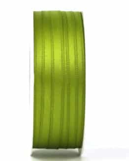 Satinband, Spring Green, 6 mm breit, 50 m Rolle