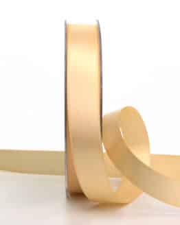 Doppelsatinband, apricot, 15 mm breit, 25 m Rolle - geschenkband, geschenkband-einfarbig, satinband, satinband-dauersortiment