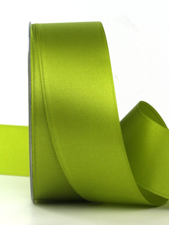 Satinband, Spring Green, 40 mm breit, 25 m Rolle - satinband, satinband-dauersortiment