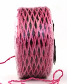 Papierschnur, pink, 2 mm breit, 100 m Rolle