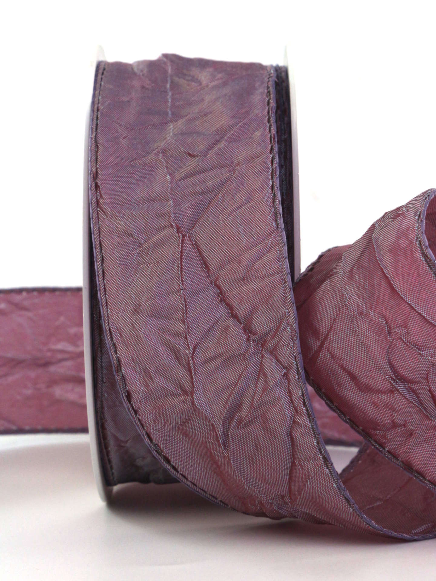 Crash-Stoffband, violett, 50 mm breit, 10 m Rolle - geschenkband, geschenkband-einfarbig, dekoband