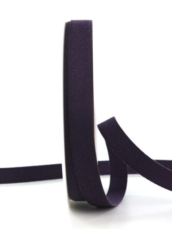 Leinenstrukturband, lila, 15 mm breit - geschenkband, geschenkband-einfarbig