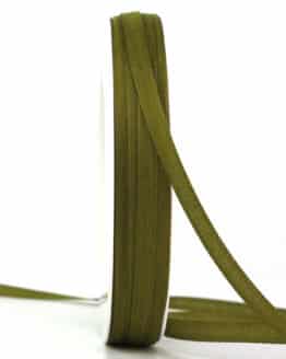 Taftband, moosgrün, 6 mm breit, 40 m Rolle