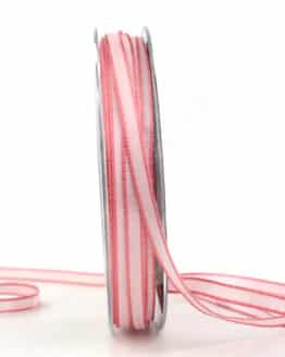 Geschenkband Lineup, rosa, 5 mm breit - geschenkband, geschenkband-einfarbig