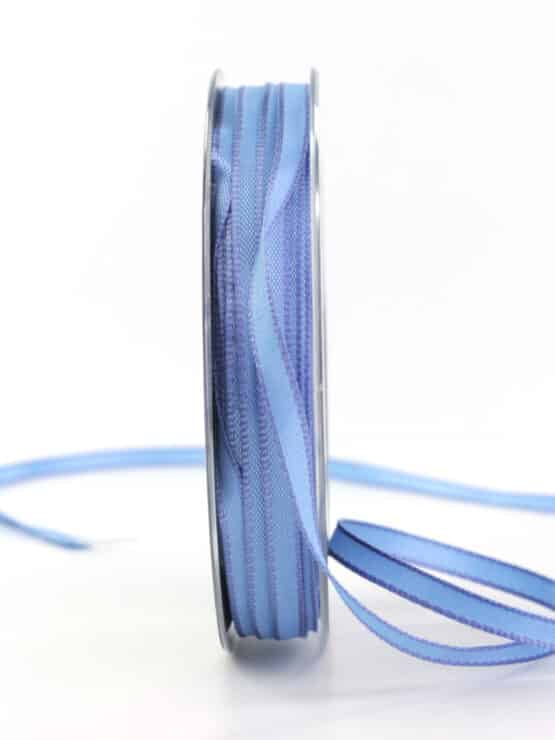 Geschenkband Lineup, blau, 5 mm breit - geschenkband, geschenkband-einfarbig