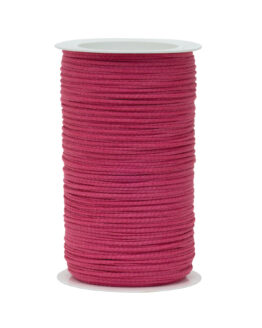 Taftband aus Baumwolle, pink, 2 mm breit - kompostierbare-geschenkbaender, eco-baender, biologisch-abbaubar, geschenkband, geschenkband-einfarbig