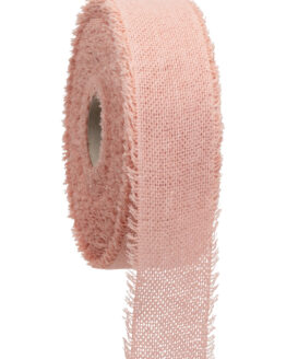 Edel-Juteband, blush, 55 mm breit, 30 m Rolle - geschenkband, juteband, eco-baender, andere-baender