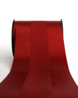 Luxuriöses Tischband, rot, 100 mm breit, 15 m Rolle - geschenkband-fuer-anlaesse, geschenkband-einfarbig, weihnachtsbaender, geschenkband-weihnachten, geschenkband
