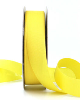 Ecocell Geschenkband (biologisch abbaubar), gelb, 25 mm breit, 25 m Rolle - eco-baender, geschenkband, biologisch-abbaubar, geschenkband-einfarbig, kompostierbare-geschenkbaender