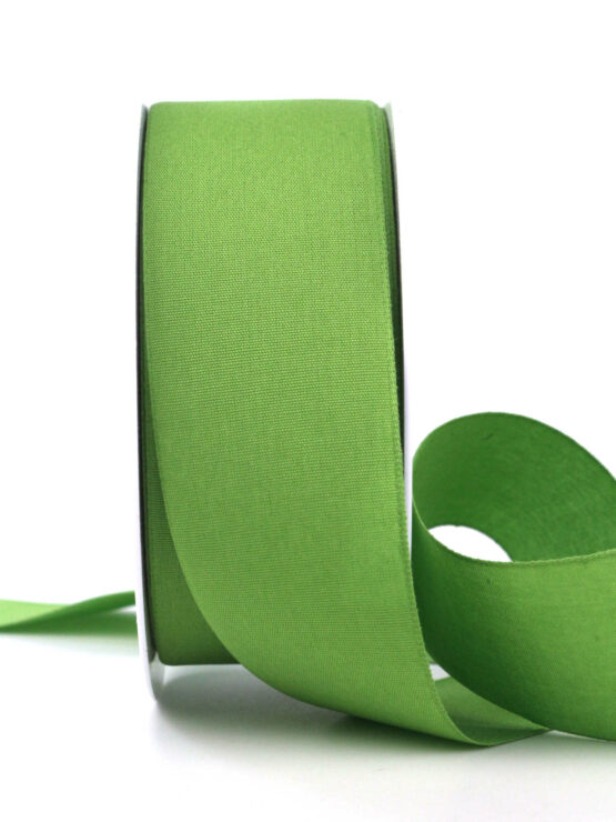 Ecocell Geschenkband (biologisch abbaubar), grasgrün, 40 mm breit, 25 m Rolle - eco-baender, baender-aus-holzfasern, geschenkband, geschenkband-einfarbig, biologisch-abbaubar, kompostierbare-geschenkbaender
