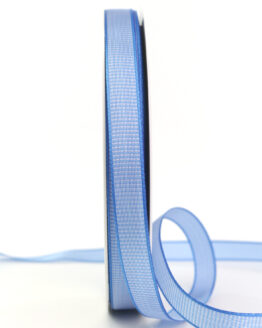 Ripsband „lebensmittelecht“, blau, 10 mm breit - geschenkband, geschenkband-einfarbig