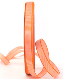 Ripsband „lebensmittelecht“, orange, 10 mm breit - geschenkband, geschenkband-einfarbig