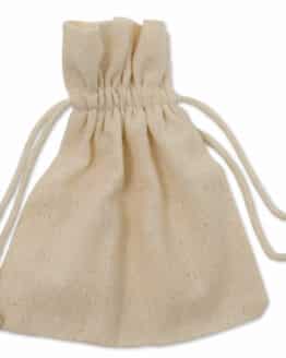 Baumwoll-Säckchen natur, 130x100 mm - geschenkverpackung, geschenk-saeckchen
