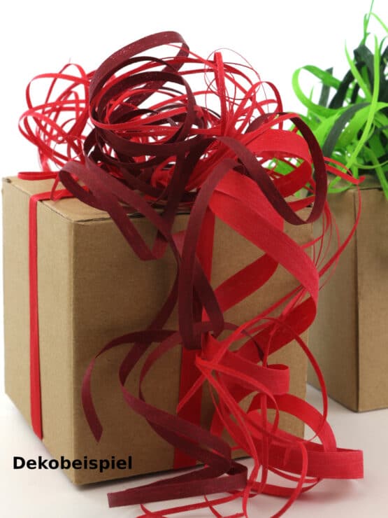 Baumwoll-Ringelband, rot, 10 mm breit, ECO - geschenkband, biologisch-abbaubar, geschenkband-einfarbig, ballonbaender, polyband, kompostierbare-geschenkbaender, eco-baender