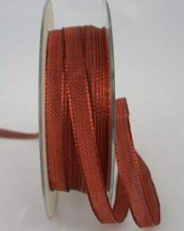Schmales Dekoband mit Struktur, braun, 10 mm breit - sonderangebot, dekoband