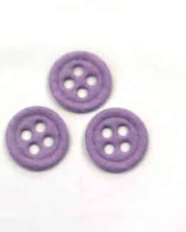 Dekoknöpfe aus Filz, lila, ca. 32 mm, 20 Stück - accessoires