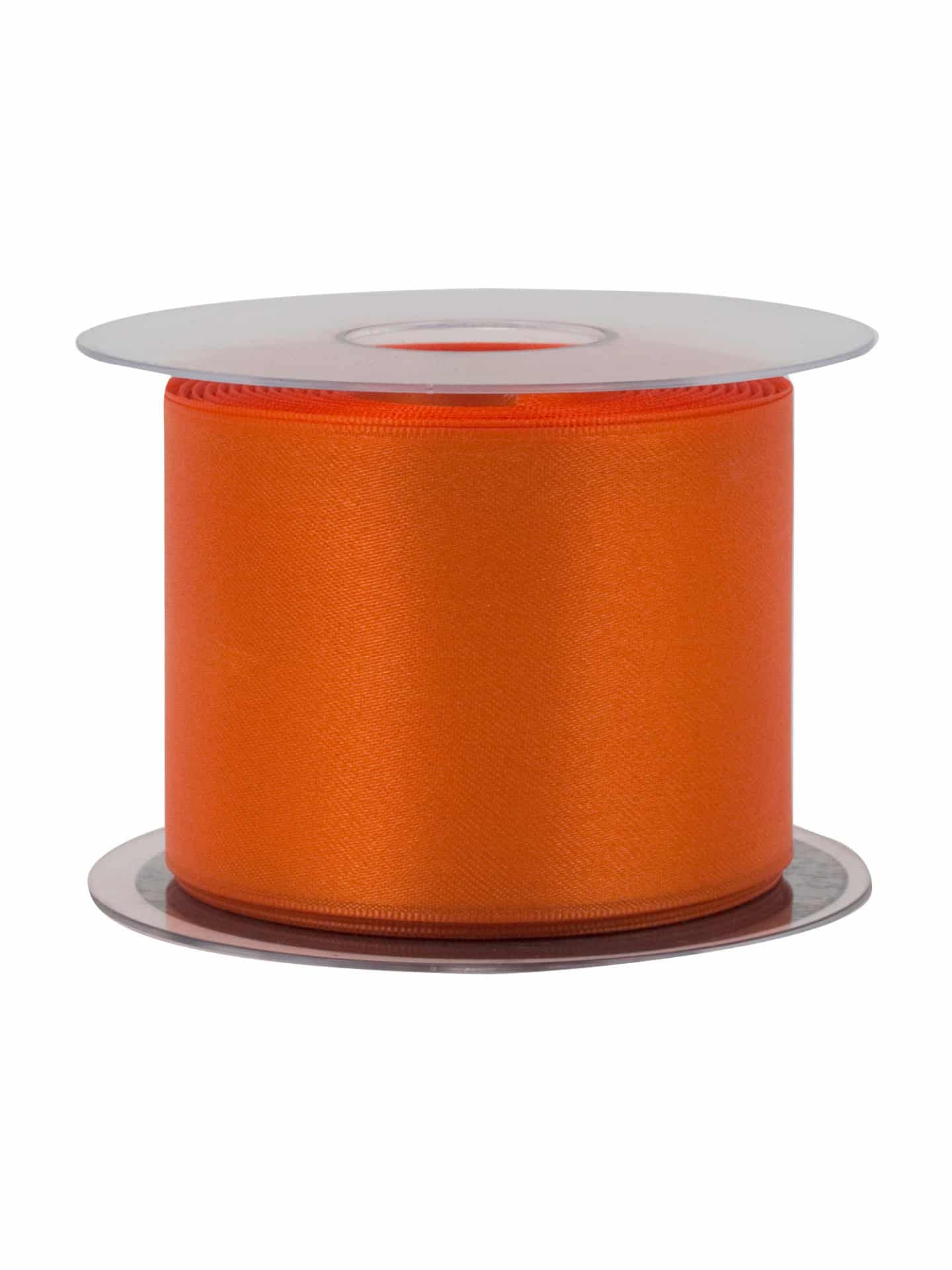Doppelsatinband orange - 70mm - 220107026525