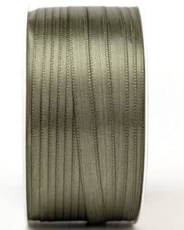 Satinband, salbei, 6 mm breit, 50 m Rolle