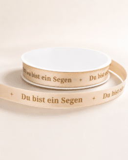 Satinband Du bist ein Segen Satinband "Du bist ein Segen"