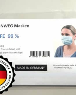 Einwegmasken - Made in Germany - 50 Stück Packung - corona-hilfsmittel