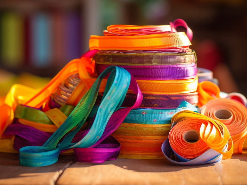 Wie unterscheiden sich Geschenk- und Dekorationsbänder? Ein Einblick in fünf gängige Bandarten - taftband, satinbander, organzabander, allgemein