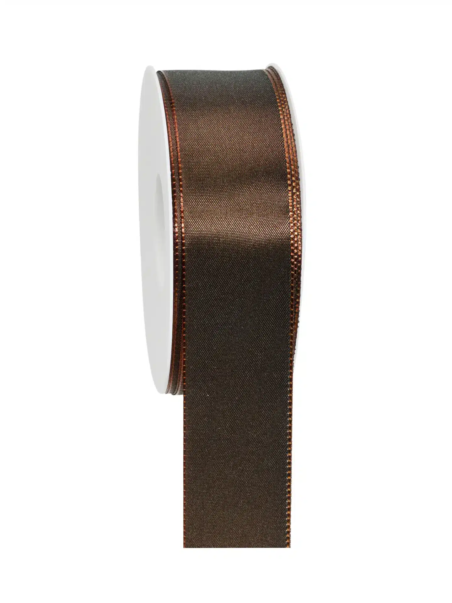 Geschenkband Basic - Taftband - schoko - 40mm - 50m - 884454070150