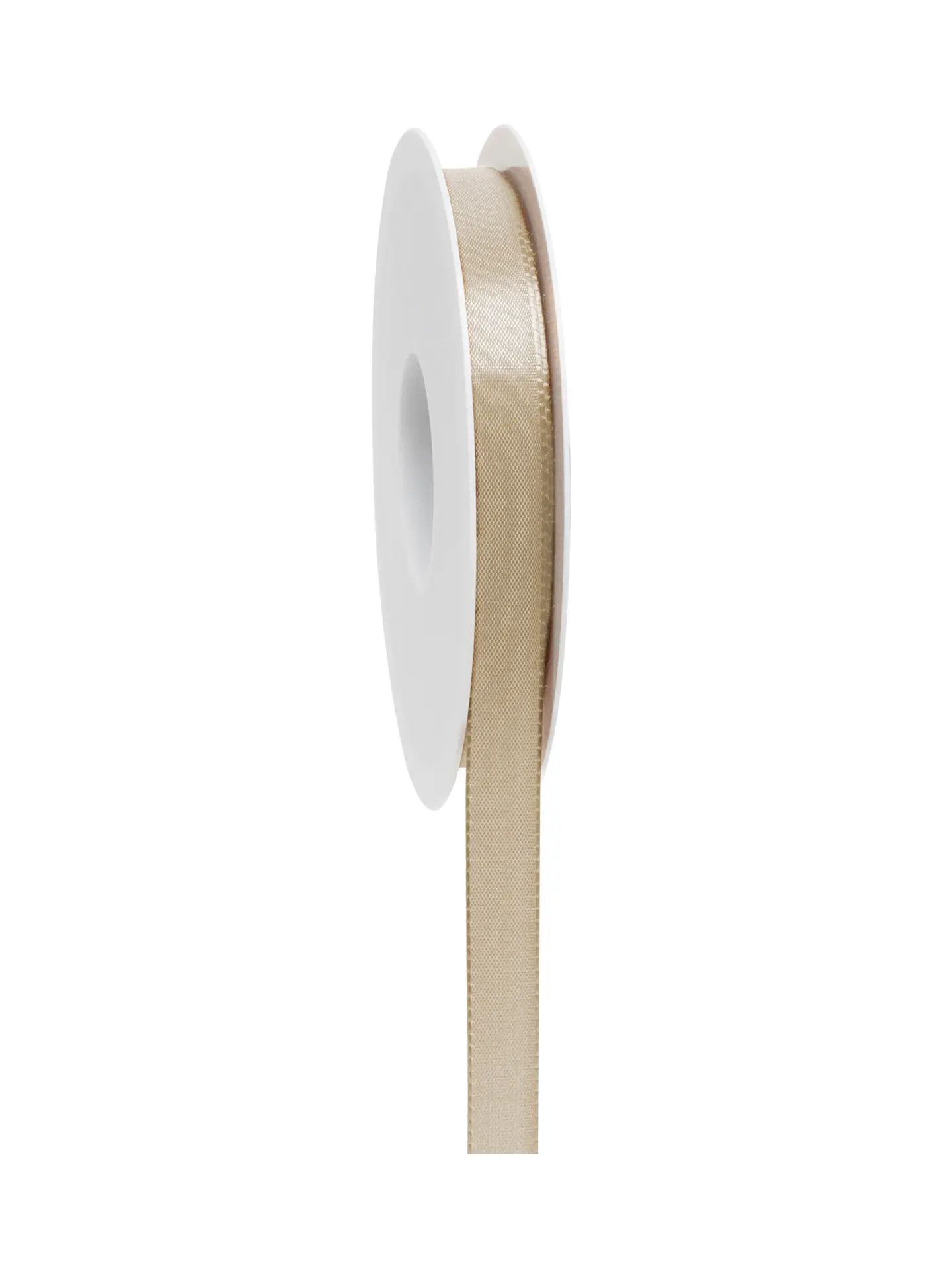 Geschenkband Basic - Taftband - warm taupe - 15mm - 50m - 884451502950