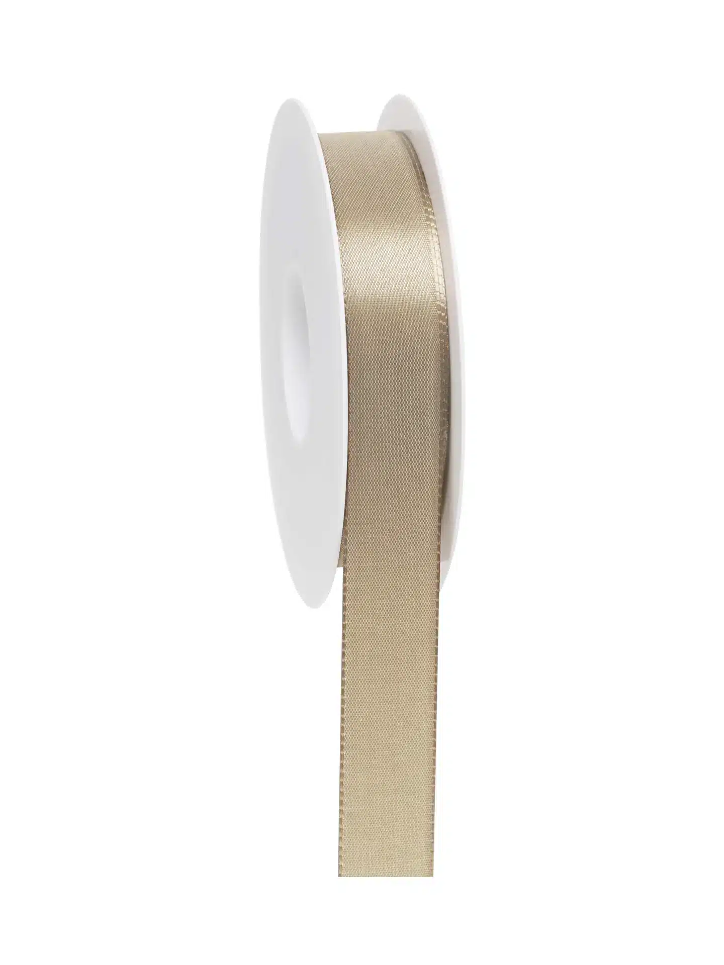 Geschenkband Basic - Taftband - warm taupe - 25mm - 50m - 884452502950