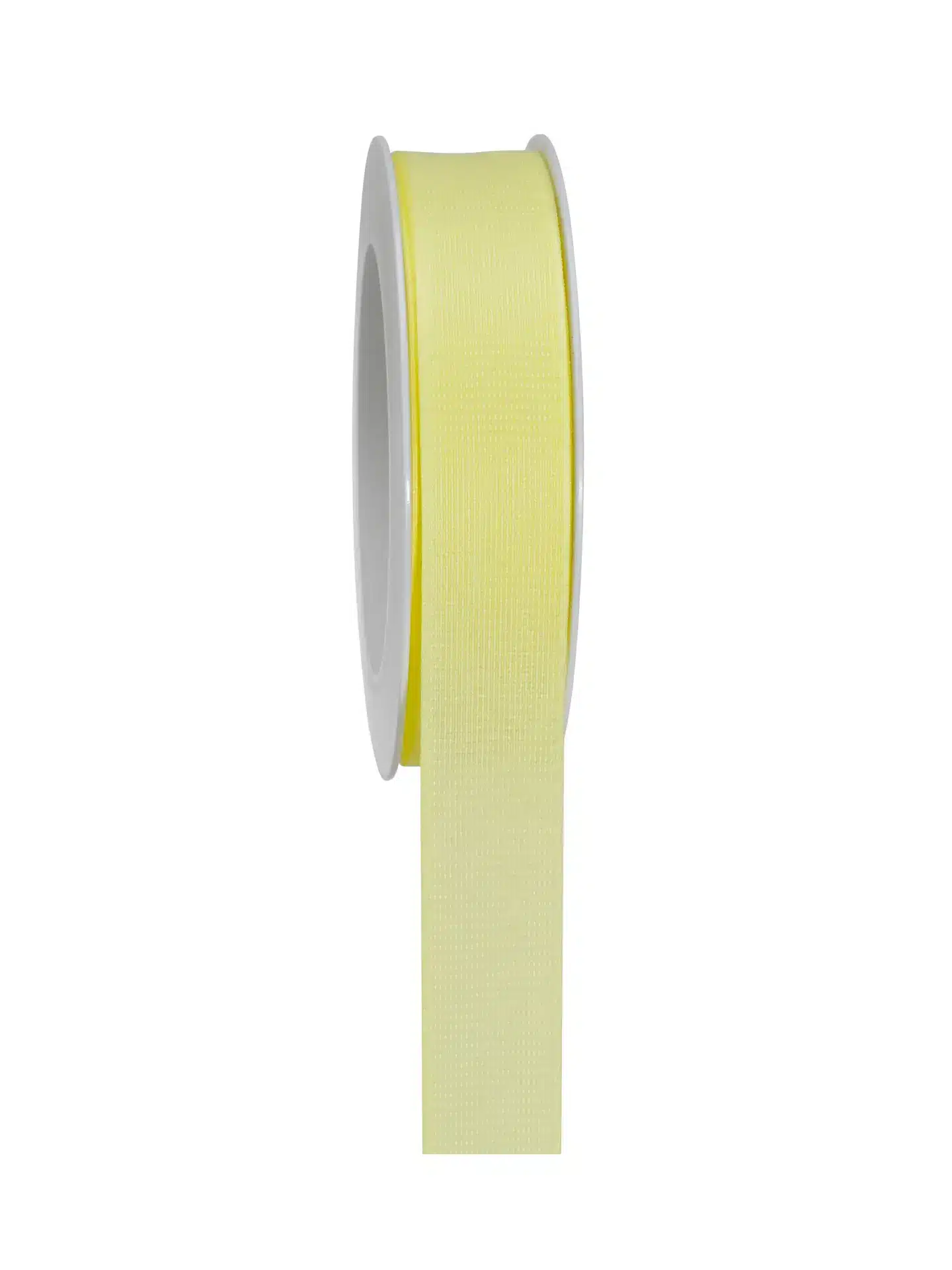 Geschenkband Linen Design - hellgelb - 25mm - 20m - 887802501220