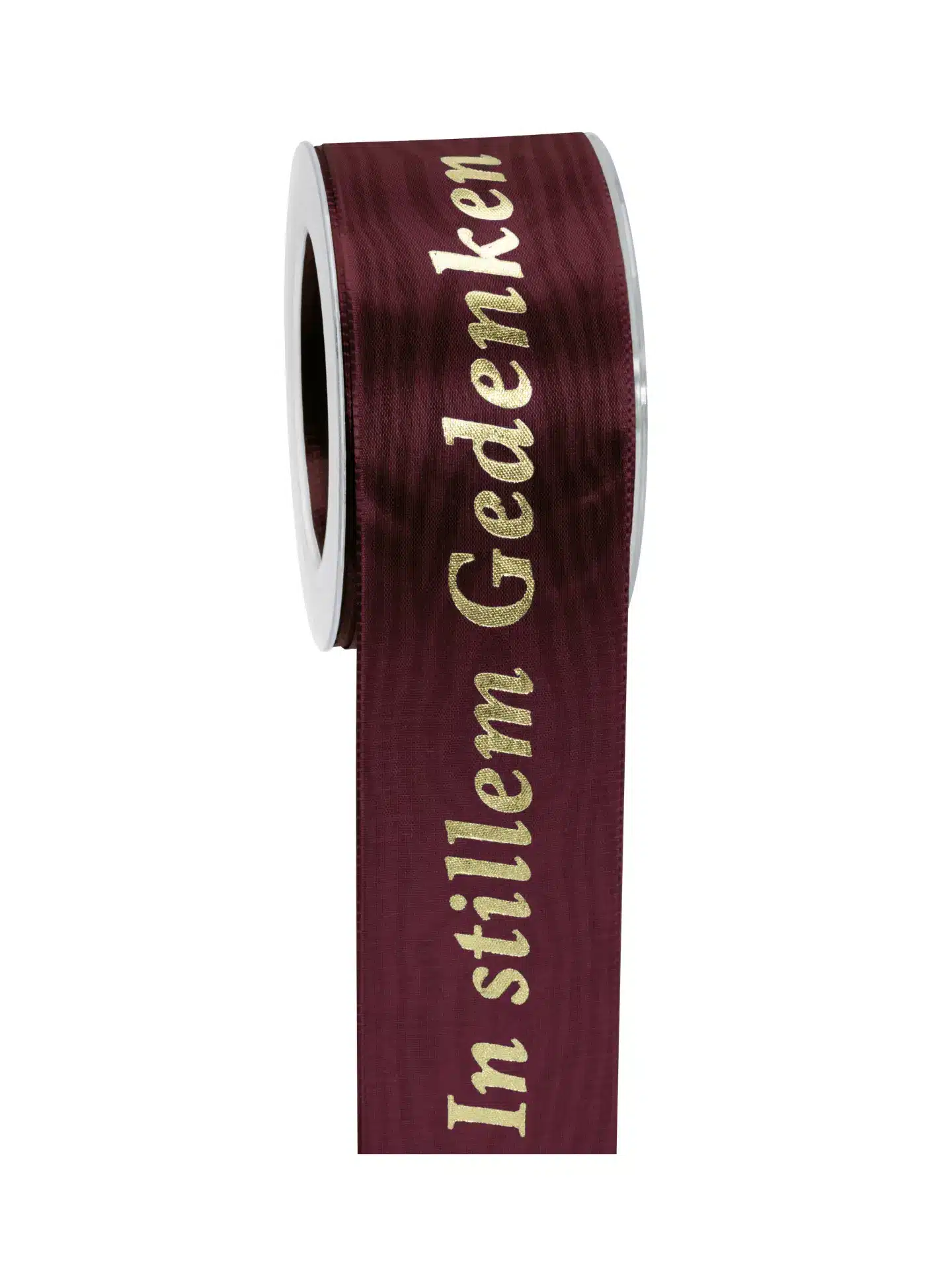 Geschenkband i.s.Gedenken - kardinal-gold - 60mm - 20m - 887606002620