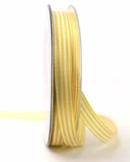 Geschenkband mit Streifen 10mm gelb-weiss_(89705-10-16)