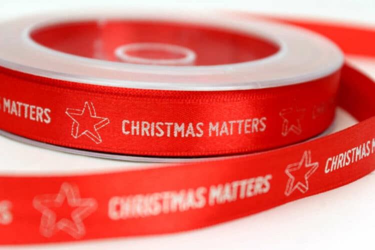 Jetzt für Weihnachten ein Geschenkband bedrucken lassen - weihnachtsgeschenke, personaliserte-bander