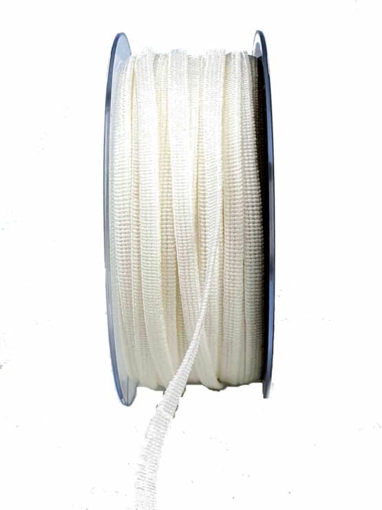 Gummiband (Elastikband), weiß, 5 mm breit, 25 m Rolle - corona-hilfsmittel, elastikband