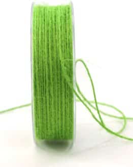 Jute-Kordel/Schnur, apfelgrün, 1,5 mm breit, 50 m Rolle - kordeln