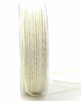 Jute-Kordel/Schnur, weiß, 1,5 mm breit, 50 m Rolle - kordeln