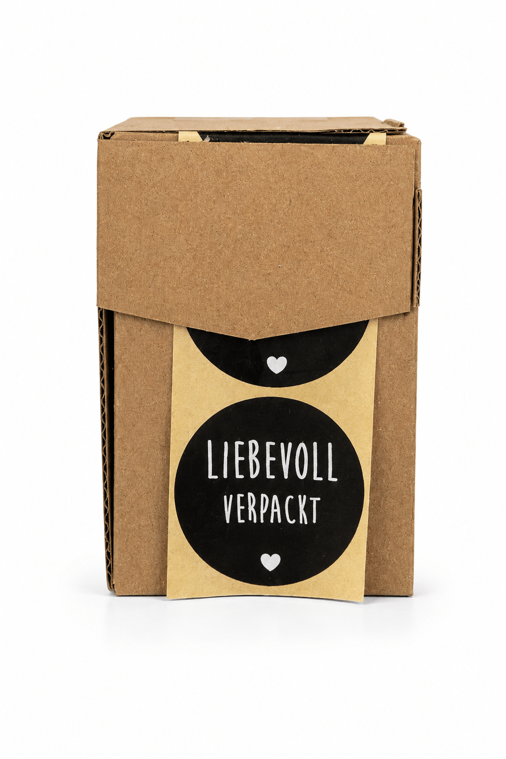 Klebeetikett Liebevoll verpackt