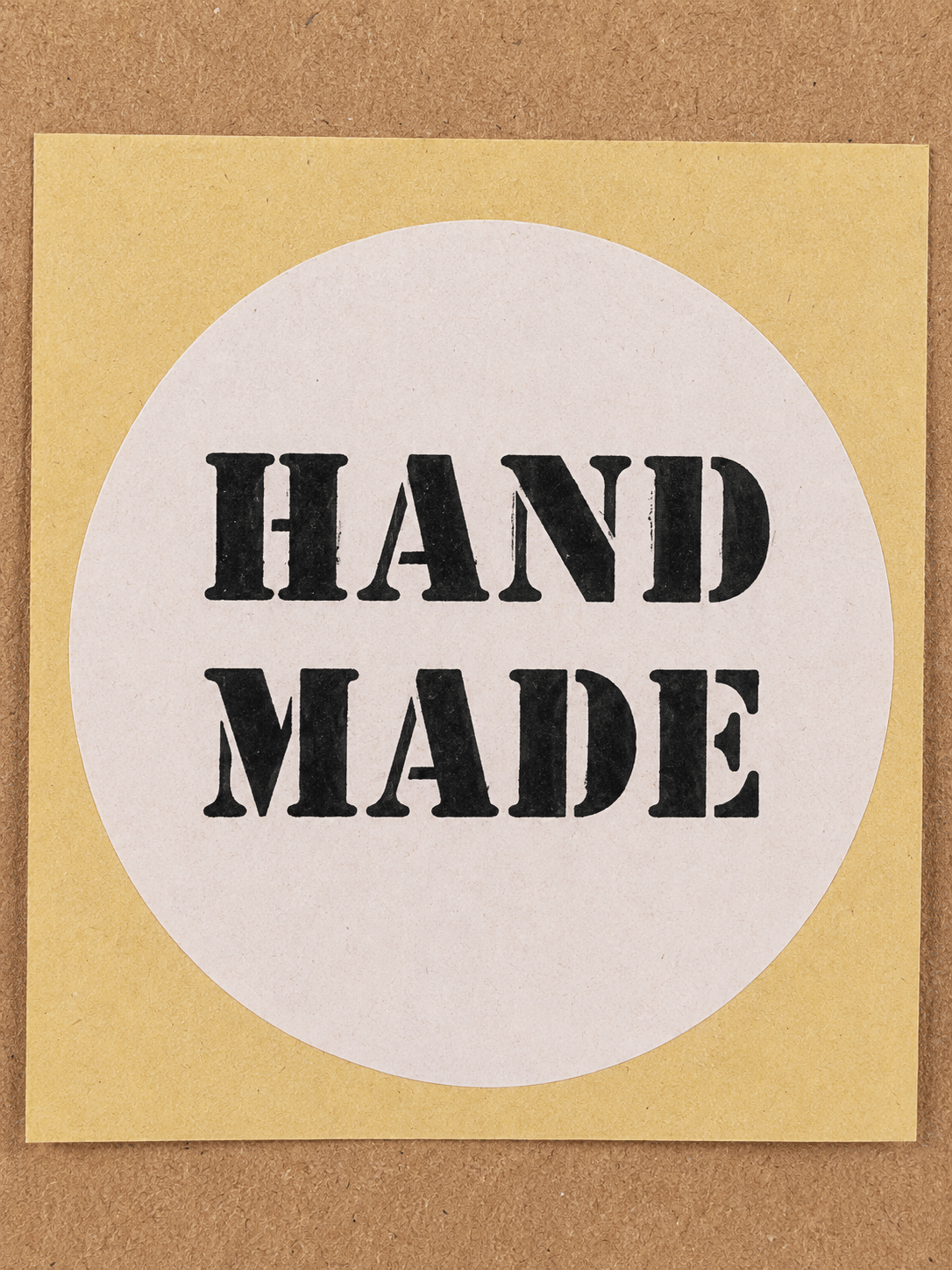 Geschenkaufkleber HAND MADE – rund weiß/schwarz 250 Klebeetiketten für Geschenke - geschenkaufkleber, geschenkverpackung